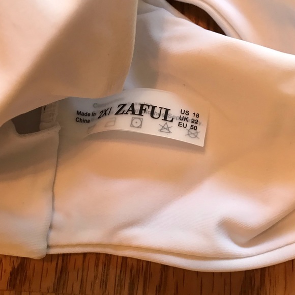 NWT Zaful Bright Yellow & White Knot Padded Bikini Set (2X) - Picture 9 of 16